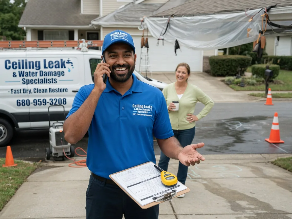 Ceiling Leak Cleanup Saint Robert, MO FAQs